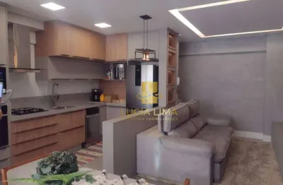 Apartamento maravilhoso,  com 2 dormitórios à venda, 81 m² por r$ 790.000 - jardim augusta - são josé dos campos/sp