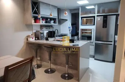 Apartamento dos sonhos,  com 2 dormitórios à venda, 65 m² por r$ 639.000 - parque industrial - são josé dos campos/sp