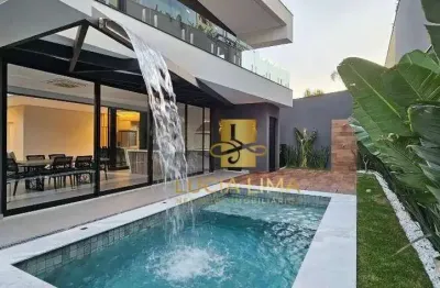Sobrado vista panorâmica,  com 4 suítes à venda, 430 m² por r$ 4.350.000 - condomínio residencial alphaville i - são josé dos campos/sp