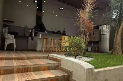 Sobrado dos sonhos, com espaço gourmet, 3 dormitórios à venda, 180 m² por r$ 899.000 - villa branca - jacareí/sp