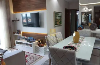 Apartamento charmoso todo mobliado venda, com 2 dormitórios, 63 m² por r$690.000,00 - parque industrial - são josé dos campos/sp