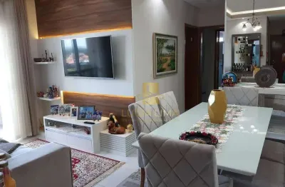 Apartamento charmoso todo mobliado venda, com 2 dormitórios, 63 m² por r$690.000,00 - parque industrial - são josé dos campos/sp