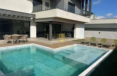 Sobrado excelente com 5 dormitórios para alugar, 400 m² por r$ 18.834/mês - condomínio residencial colinas do paratehy - são josé dos campos/sp