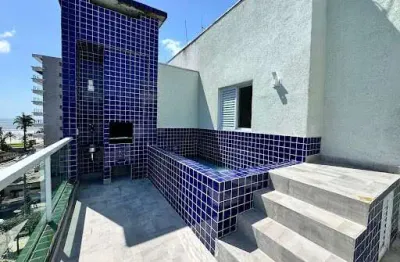 Cobertura com 3 dormitórios à venda, 141 m² por r$ 1.300.000,00 - centro - bertioga/sp