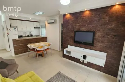 Apto mobiliado com 2 dorms 1 suíte 200m da praia à venda, 71 m² por r$ 835.000 - centro - bertioga/sp
