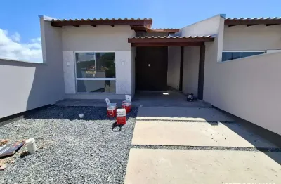 Casa com 2 dormitórios sendo 1 suíte à venda, 64 m² por r$ 359.000 - vila nova - barra velha/sc