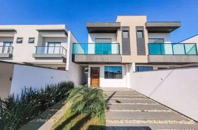 Sobrado com 2 suítes e amplo espaço de fundos à venda, 100 m² por r$ 520.000 - itajuba - barra velha/sc