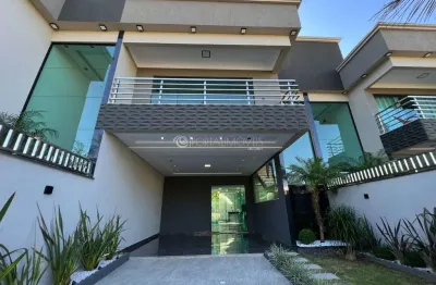 Casa de alto padrão na vila nova, porto belo - 3 suítes e ampla garagem