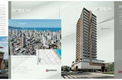 Viva bem em itapema: apto na planta com 2 suítes e lazer completo no portal 246 residence