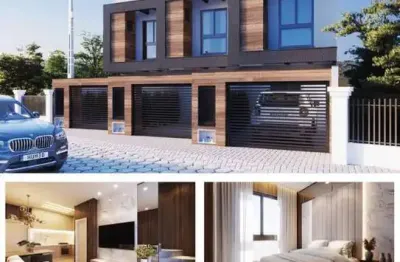 Casa geminada na planta com 02 suítes. oportunidade na planta