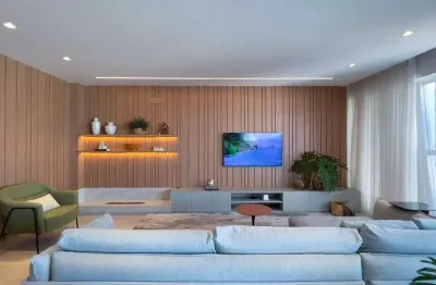 Viva o lazer e o conforto à beira-mar: apartamento mobiliado com espaço para toda a família