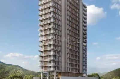 Apartamento de luxo na planta, 4 suítes e vista panorâmica para o mar em balneário perequê, porto belo