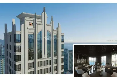 New york flat: apartamento moderno com 1 dormitório e lazer completo em meia praia, itapema