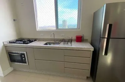 Apartamento mobiliado com 3 suítes, 3 vagas e lazer completo em meia praia