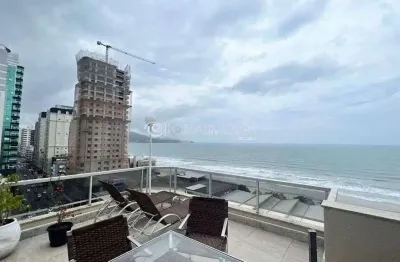 Luxo e conforto em meia praia: residencial itapema com 4 suítes, terraço e ampla vista mar