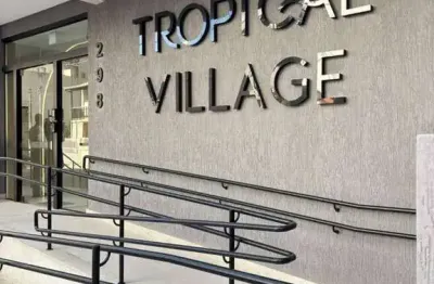 Tropical village | apto com 2 dormitórios, sacada com churrasqueira e lazer completo em morretes