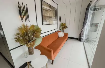 Apartamento de 2 dormitórios com suíte e sacada com churrasqueira - residencial san juan - itapema/sc