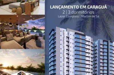 Apartamento com 2 quartos à venda no martim de sá, caraguatatuba  por r$ 329.000