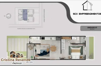 Kitnet / stúdio à venda no porto novo, caraguatatuba , 30 m2 por r$ 325.000