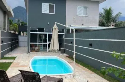 Casa em condomínio fechado com 3 quartos à venda em boraceia, bertioga  por r$ 950.000