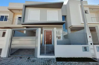 Sobrado com 3 dormitórios, com suíte, no bairro nsg em canoas.