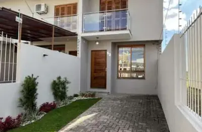 Sobrado mobiliado para venda  com churrasqueira em são josé, canoas - venda