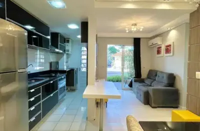 Apartamento com pátio , 2 dormitórios bairro igara em canoas - rs