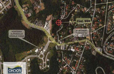 Terreno à venda, 570 m² por r$ 295.000,00 - granja viana - carapicuíba/sp