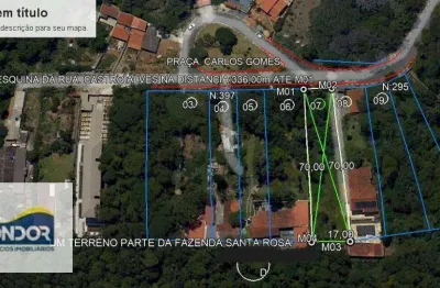 Terreno à venda, 1000 m² por r$ 350.000,00 - chácara vista alegre - cotia/sp
