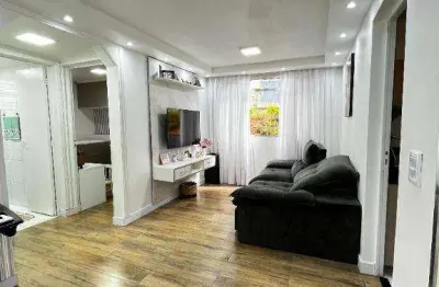 Apartamento com 2 dormitórios à venda, 52 m² por r$ 280.000,00 - green land - cotia/sp