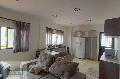 Casa térrea 1 dormitório para locação mobiliada na granja vianna