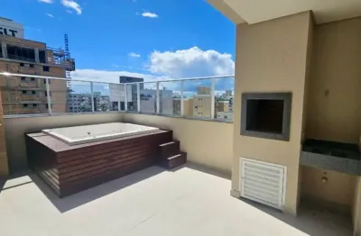 Cobertura com dois quartos na praia grande com jacuzzi
