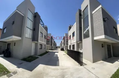 Sobrados novos a venda no uberaba - condominio seguro, pronto para morar com 3 dormitorios e terraco com churrasqueira!- aceita financiamento