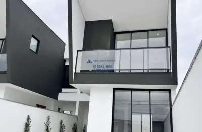 Geminado alto padrao recem construido com 3 suites 2 vagas no bairro cordeiros em itajai
