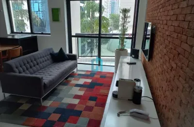 Apartamento com 1 quarto à venda na avenida ibijaú, 355, moema, são paulo por r$ 1.380.000