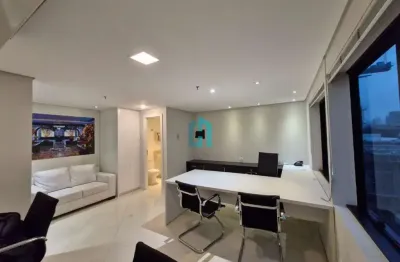Sala comercial com 1 sala para alugar na avenida macuco, 726, moema, são paulo por r$ 3.000
