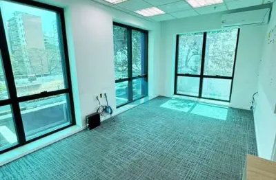 Sala comercial com 3 salas para alugar na avenida ibirapuera, 2102, moema, são paulo por r$ 7.000