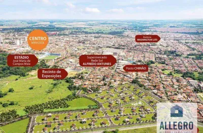Terreno à venda, 240 m² por r$ 140.000,00 - parque residencial professor matheus - mirassol/sp
