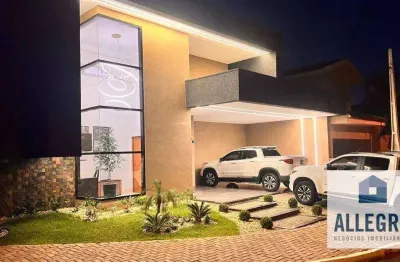 Casa com 3 dormitórios à venda, 266 m² por r$ 1.380.000,00 - condomínio d'itália - bady bassitt/sp