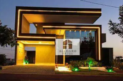 Casa à venda no alphavile com 3 suítes e 2 vagas de garagem / mirassol-sp