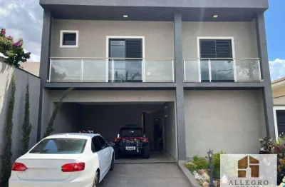 Sobrado à venda no village damha 2 rio preto com 3 dormitórios e 2 vagas de garagem / próximo ao mercado porecatu da av belvedere