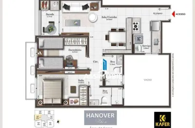 Apartamento com 2 dormitórios à venda, 65 m² por r$ 690.000,00 - cidade universitária pedra branca - palhoça/sc