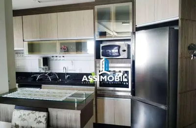 Apartamento mobiliado com 2 dormitórios à venda, 70 m² por r$ 550 - cidade universitária pedra branca - palhoça/sc