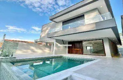 Casa com 4 dormitórios à venda, 320 m² por r$ 3.695.000,00 - residencial real park - arujá/sp