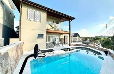 Casa com 4 dormitórios à venda, 365 m² por r$ 3.495.000,00 - arujázinho iv - arujá/sp