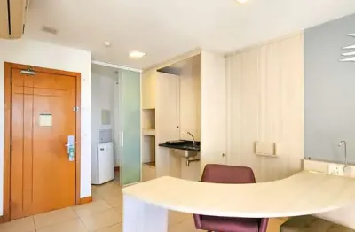 Mercure boulevard side - 01 quarto - aluguel - studio mobiliado com 50m² no caminho das árvores.