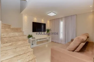 Casa em condomínio fechado com 3 quartos à venda na rua max schubert, 131, alto boqueirão, curitiba por r$ 1.290.000