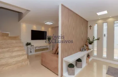 Casa em condomínio fechado com 3 quartos à venda na rua max schubert, 131, alto boqueirão, curitiba por r$ 1.290.000