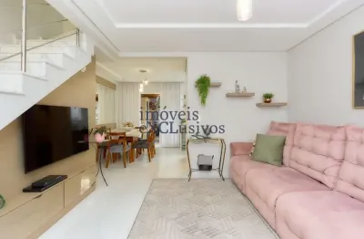 Casa em condomínio fechado com 3 quartos à venda na rua joão dembinski, 515, campo comprido, curitiba por r$ 1.190.000