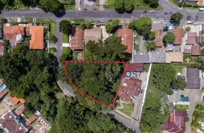 Terreno à venda na rua máximo pinheiro lima, 300, vista alegre, curitiba por r$ 1.400.000